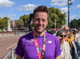 Keith McGuile travelled from Belfast to take part in the race today. 