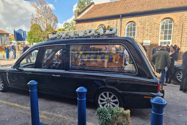 Thomas O’Halloran’s funeral took place on Saturday in Greenford, Ealing. Credit: Brendan Vaughan
