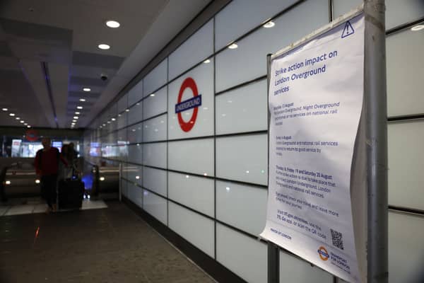Rail workers are taking part in a wave of strike action over pay and conditions. Photo: Getty 