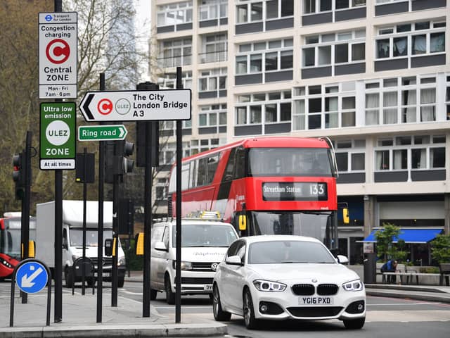 Motorists driving older, more polluting vehicles must pay a new charge - and the mayor wants to expand this to outer London. Photo: Getty
