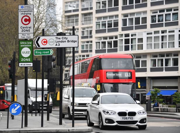 <p>Motorists driving older, more polluting vehicles must pay a new charge - and the mayor wants to expand this to outer London. Photo: Getty</p>