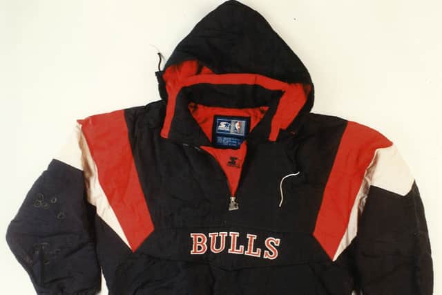 A red and white jacket with a distinctive Chicago Bulls motif was also found. Photo: Met Police