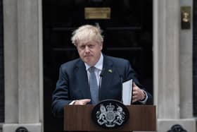 Boris Johnson resigned on 7 July 2022, after pressure from his government. (Credit: Getty Images)