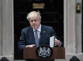 Boris Johnson resigned on 7 July 2022, after pressure from his government. (Credit: Getty Images)