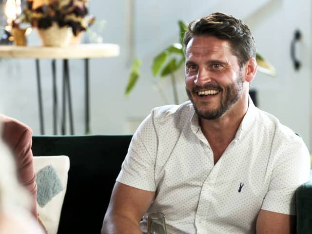 George Roberts sits opposite the ‘experts’ on an episode of Married At First Sight UK.