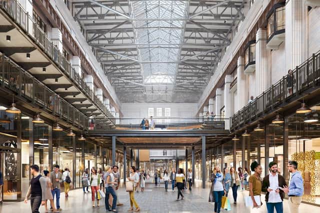 The two Turbine Halls are set to house 100 new shops 