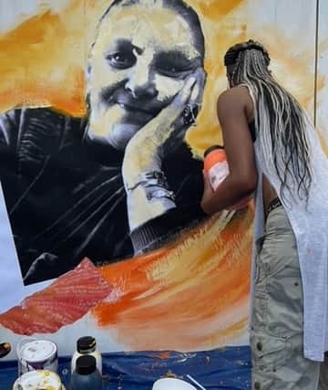 Linett is also an artist and youth mentor. Photo: Linett Kamala