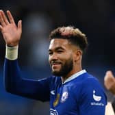 Reece James of Chelsea acknowledges fans after the UEFA Champions League group E match. (Photo by Mike Hewitt/Getty Images)