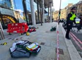 Four victims have been attacked including three who were knifed during a stabbing spree in central London. Photo: SWNS