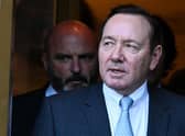 Actor Kevin Spacey leaves the US District Courthouse on October 06, 2022 in New York City. (Photo by Alexi J. Rosenfeld/Getty Images)