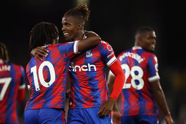 Crystal Palace winger Wilfried Zaha will be hoping to add to his goalscoring tally for the season as the Eagles host Leeds United on Sunday