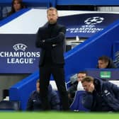 Graham Potter, manager of Chelsea during the UEFA Champions League group E match (Photo by Catherine Ivill/Getty Images)