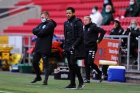 Liam Rosenior has managed before and has even been in the dugout at Ashton Gate. (Photo by Alex Burstow/Getty Images)