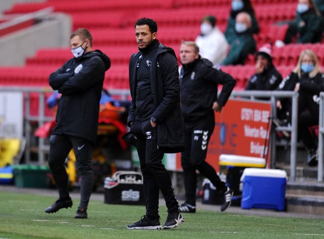 Liam Rosenior has managed before and has even been in the dugout at Ashton Gate. (Photo by Alex Burstow/Getty Images)