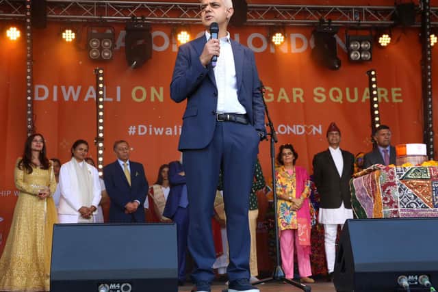 Sadiq Khan said the celebration was a reminder of “hope for a brighter tomorrow”
