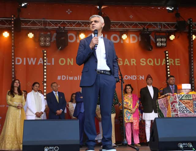 Sadiq Khan said the celebration was a reminder of “hope for a brighter tomorrow”