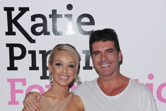 With Simon Cowell at the launch of the Katie Piper Foundation. Photo: Getty