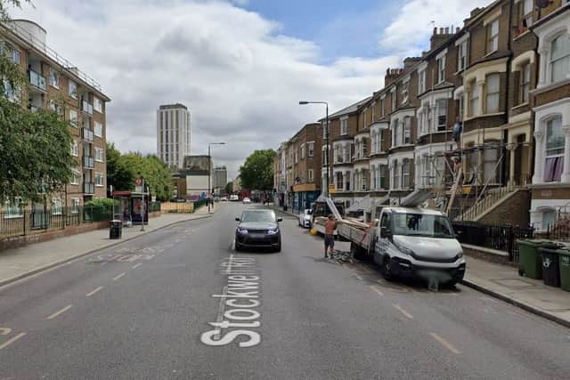 The collision took place on Stockwell Road in Brixton. Photo: Google Streetview