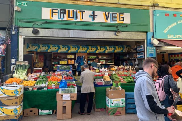 Phil’s stall is on Brixton Market. Photo: Save Nour