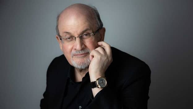 Indian-born British-American novelist Salman Rushdie