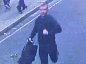 Police are urgently searching for a man after a “random” stabbing. Photo: Met Police