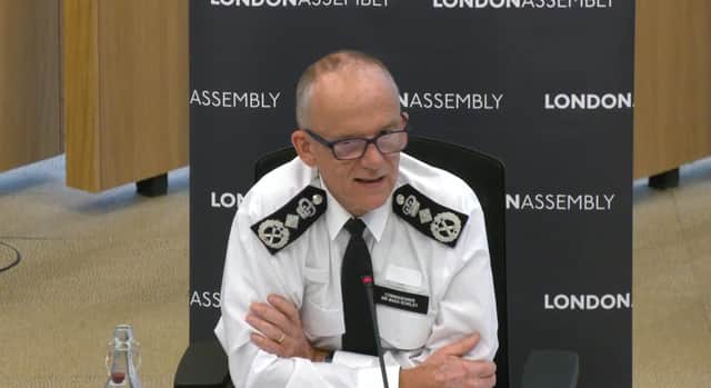 Sir Mark Rowley, Met Police commissioner. Photo: City Hall/London Assembly