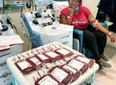 The NHS is urging people to come forward and fill empty appointments at large donor centres
