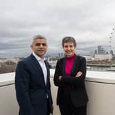 Sadiq Khan and Dame Cressida Dick on her appointment as Met Police commissioner. Photo: Getty