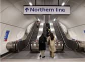 New escalators linking the Northern Line to the Docklands Light Railway (DLR) at Bank station. Credit: TfL