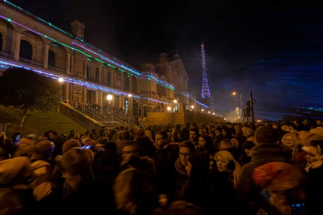 Alexandra Palace Fireworks in north London