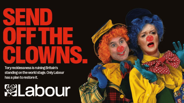 One of the four posters created by The Labour Party (Photo: The Labour Party) 