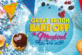 The poster for The Great British Bakeoff Musical, coming to the West End in 2023