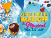 The poster for The Great British Bakeoff Musical, coming to the West End in 2023