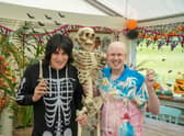 The Great British Bake Off hosts Noel Fielding and Matt Lucas during Halloween Week. 