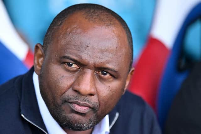 Manager Patrick Vieira has had a mixed start to the season with Crystal Palace.
