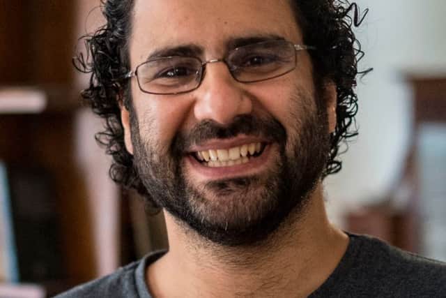 Egyptian activist and blogger Alaa Abdel Fattah