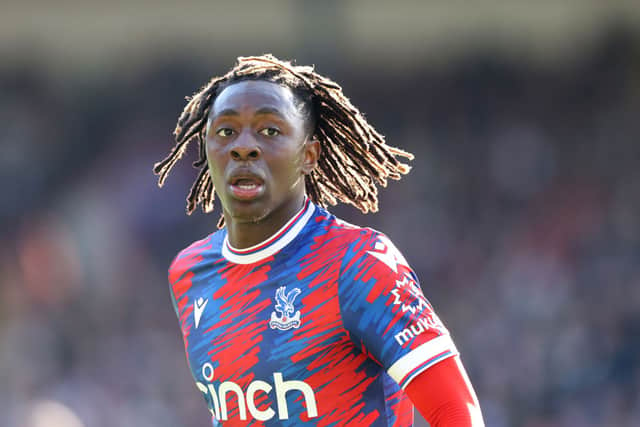 Eberechi Eze of Crystal Palace in action during the Premier League match (Photo by Richard Heathcote/Getty Images)