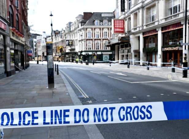 <p>About 10 men picked up chairs and chased the Knife attacker at a cafe in the Edgware Road</p>