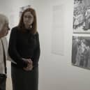 Auschwitz survivor Renee Salt, 93, visits the exhibition