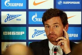 C Zenit St. Petersburg’s new head coach ofAndre Villas-Boas  attends a press conference in St. Petersburg (Photo credit should read OLGA MALTSEVA/AFP via Getty Images)