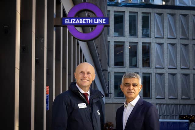 Andy Byford, TfL commissioner (left) and Sadiq Khan, mayor of London (right). Credit: TfL
