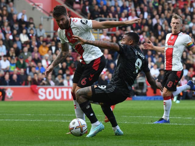Jesus felt he should have had a penalty