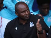 Manager Patrick Viera of Crystal Palace during the Carabao Cup Second Round match between Oxford United and Crystal Palace  (Photo by Eddie Keogh/Getty Images)