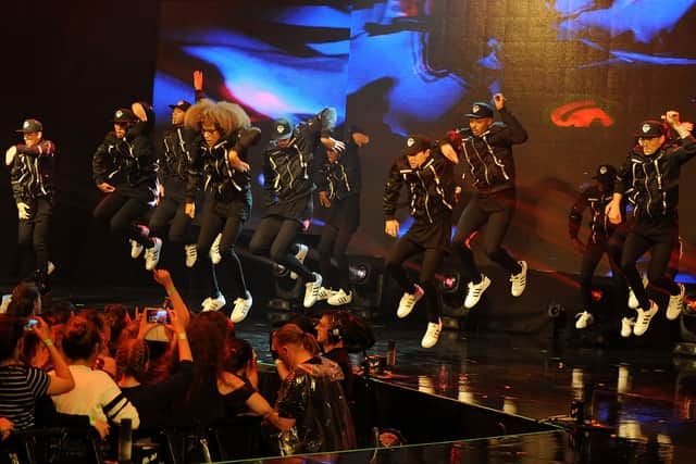 Jordan Banjo performing in Diversity (Getty Images)