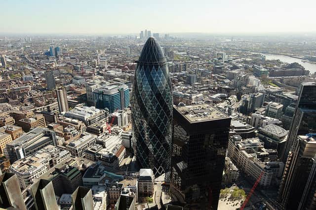 You can zip wire between the Cheesegrater and the Gherkin next September