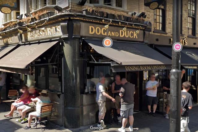 The Dog and Duck. Photo: Google Streetview