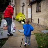 Children go to school with empty lunchboxes as there is no food at home.