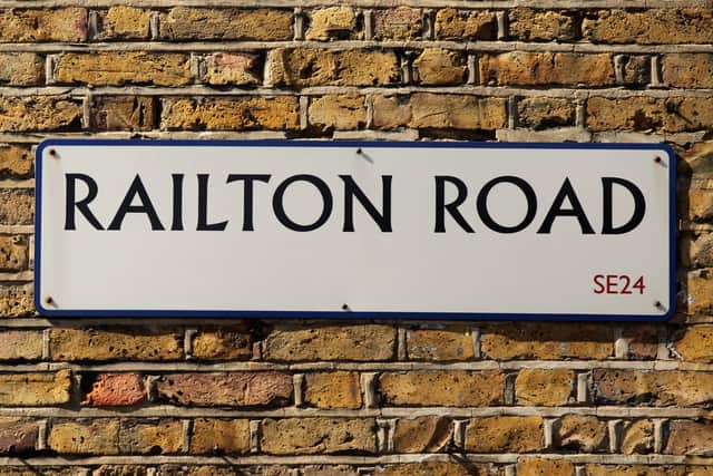 Railton Road, Brixton. 