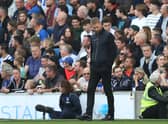 Chelsea Manager Graham Potter reacts during the Premier League match between Brighton & Hove Albion and Chelsea (Photo by Alex Pantling/Getty Images)