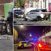 Two men have died after a shooting in Brixton, south London. Photo: LondonWorld/Sebastian Morrison